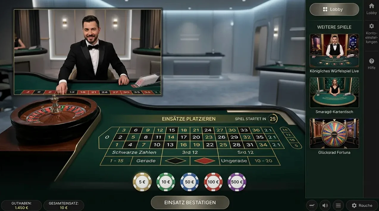 Beliebt bei Crazywinners: Live Casino Entertainment